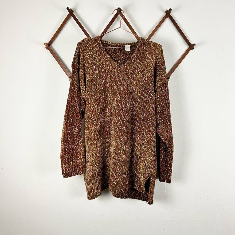 VINTAGE Marled Multicolor Sweater Size 2X GUC